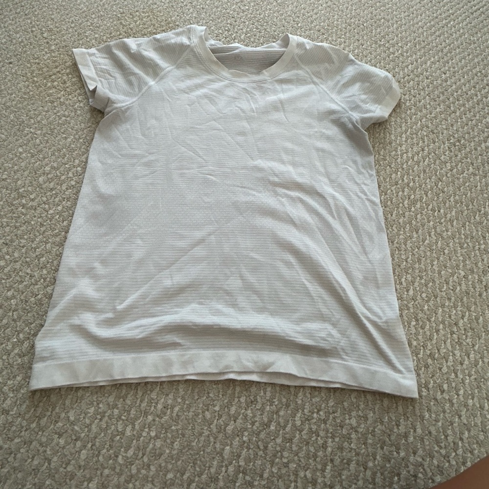 Lululemon White athletic top